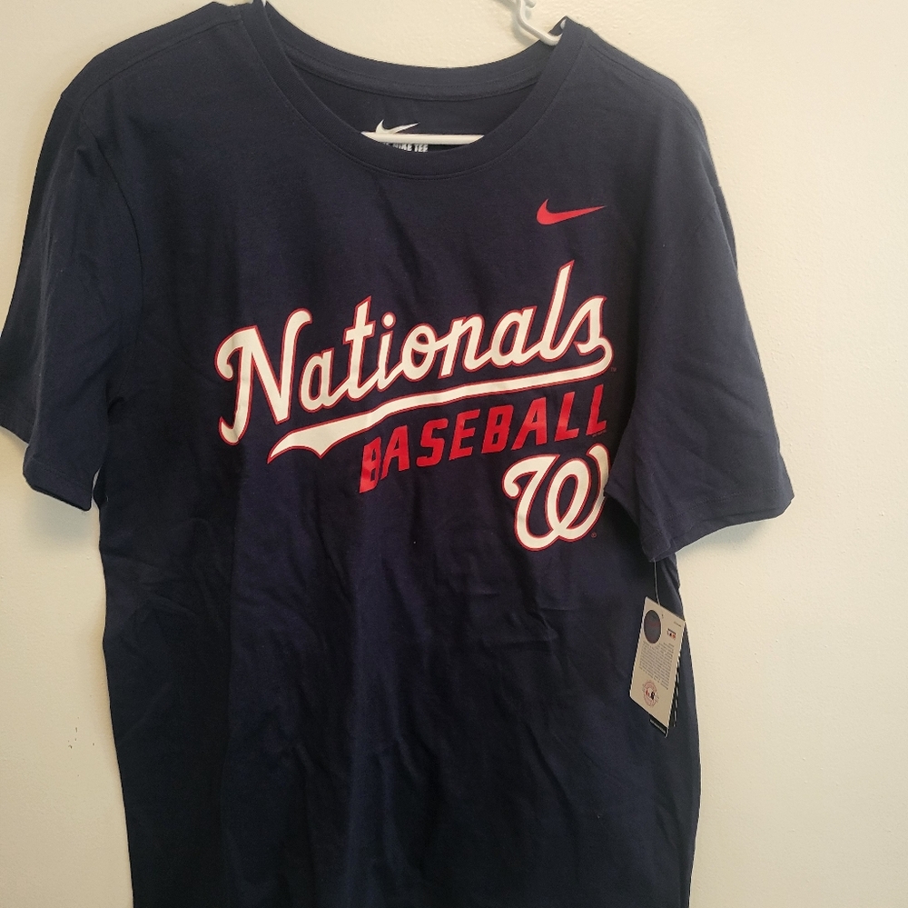 WASHINGTON NATIONALS MEN'S NIKE TEE SHIRT SZ L NEW